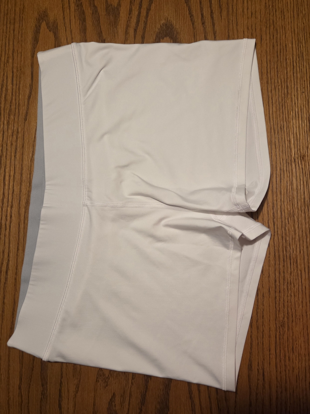 DSG White High-Rise Bike Shorts